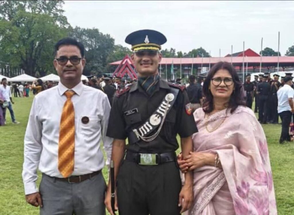 आईएमए से पासिंग आउट कर सेना में बने लेफ्टिनेंट प्रियांशु रावत