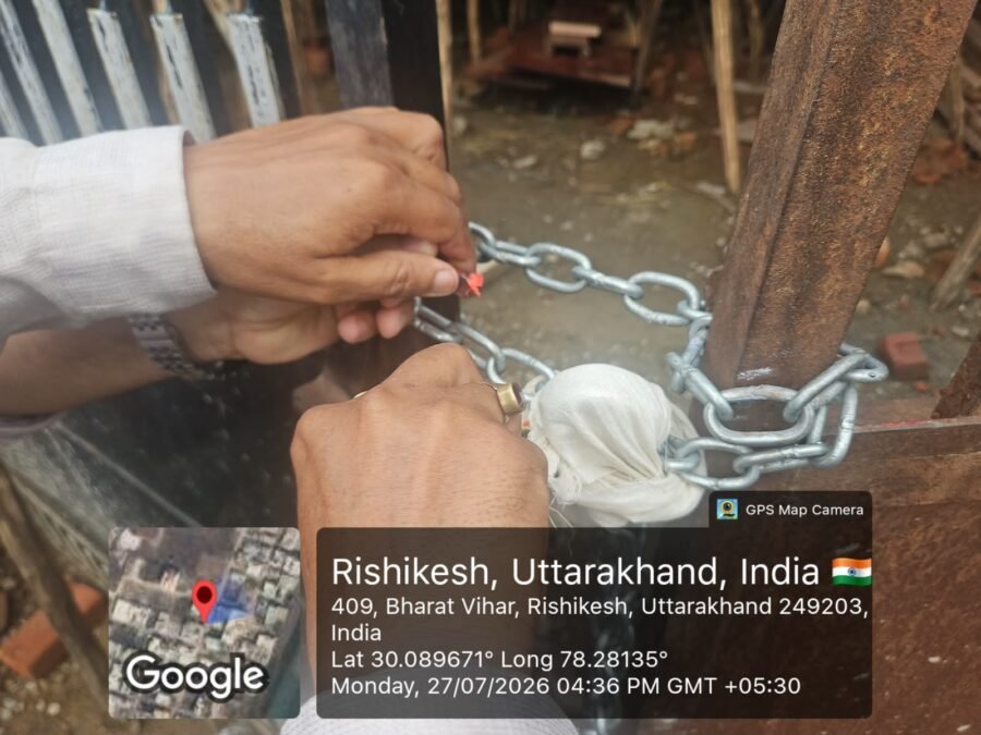 अवैध निर्माण पर एमडीडीए का एक्शन तेज, देहरादून और ऋषिकेश में दो निर्माण सील